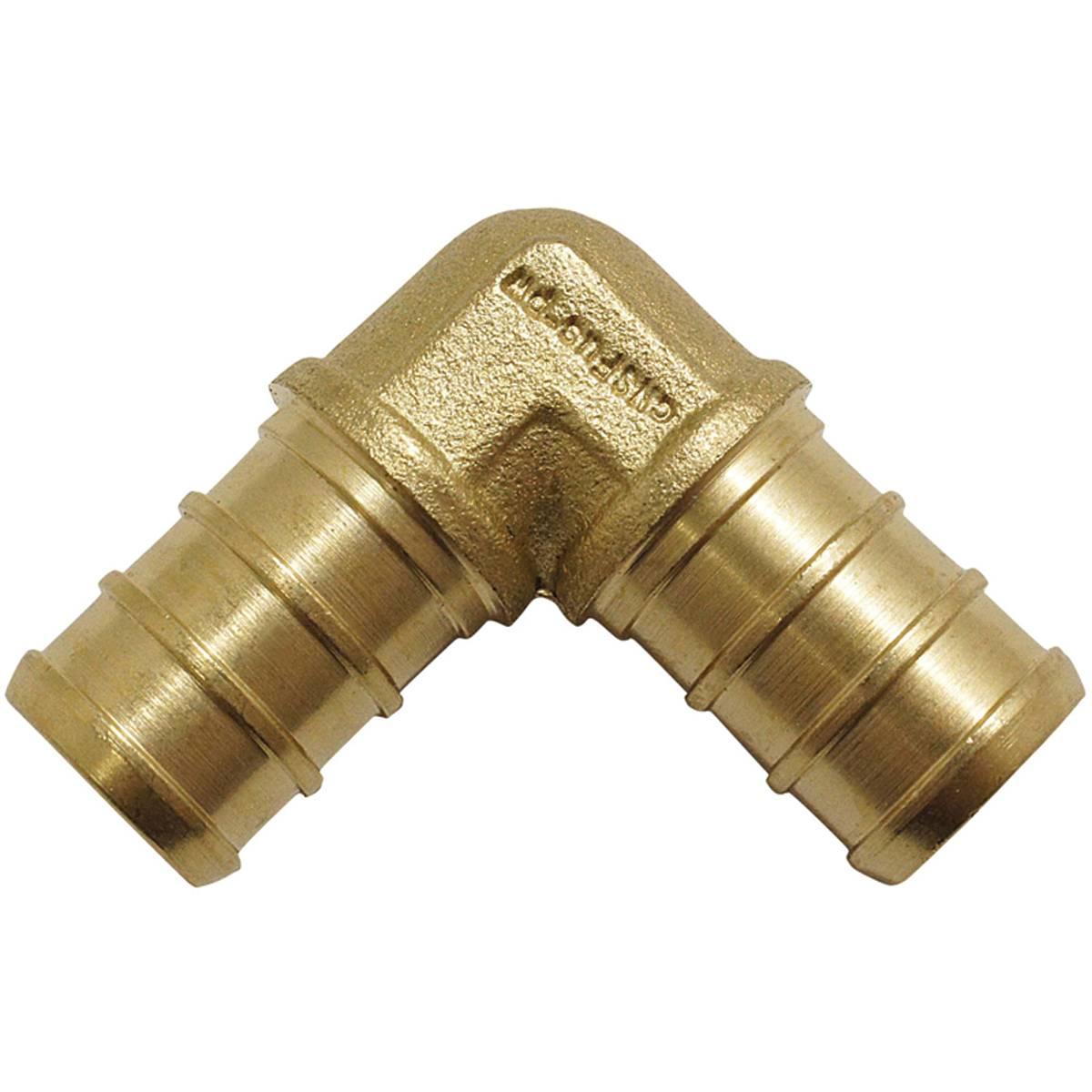 PEX FITTING 1/2"BRASS ELBOW 10PK