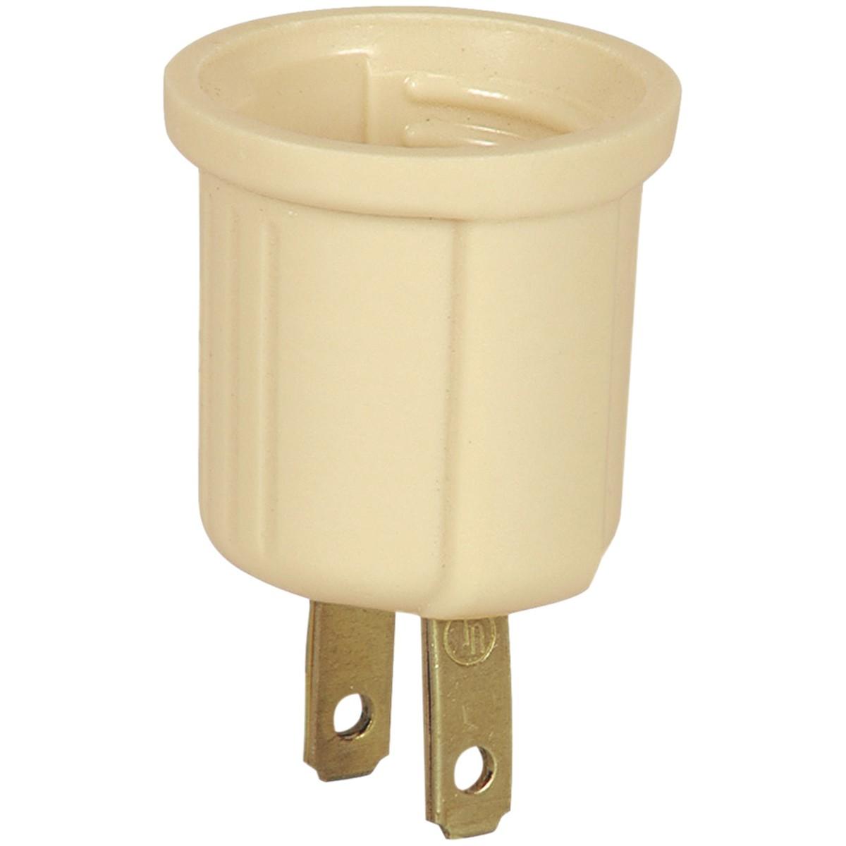 OUTLET ADAPTER LAMPHOLDER IVORY