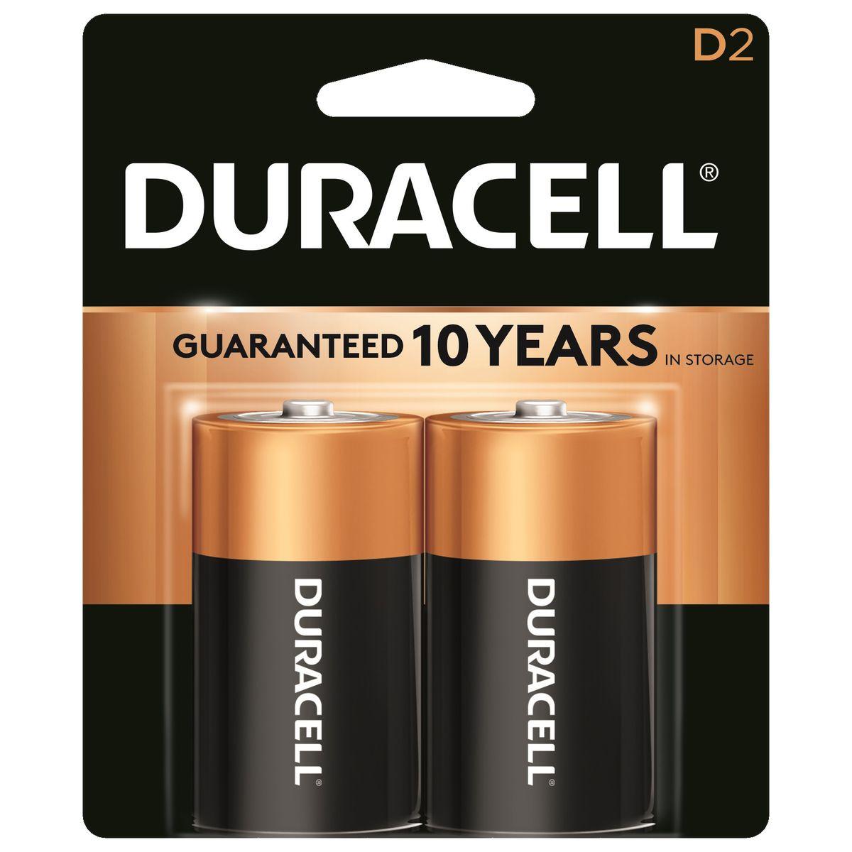 D Alkaline Battery 2Pk