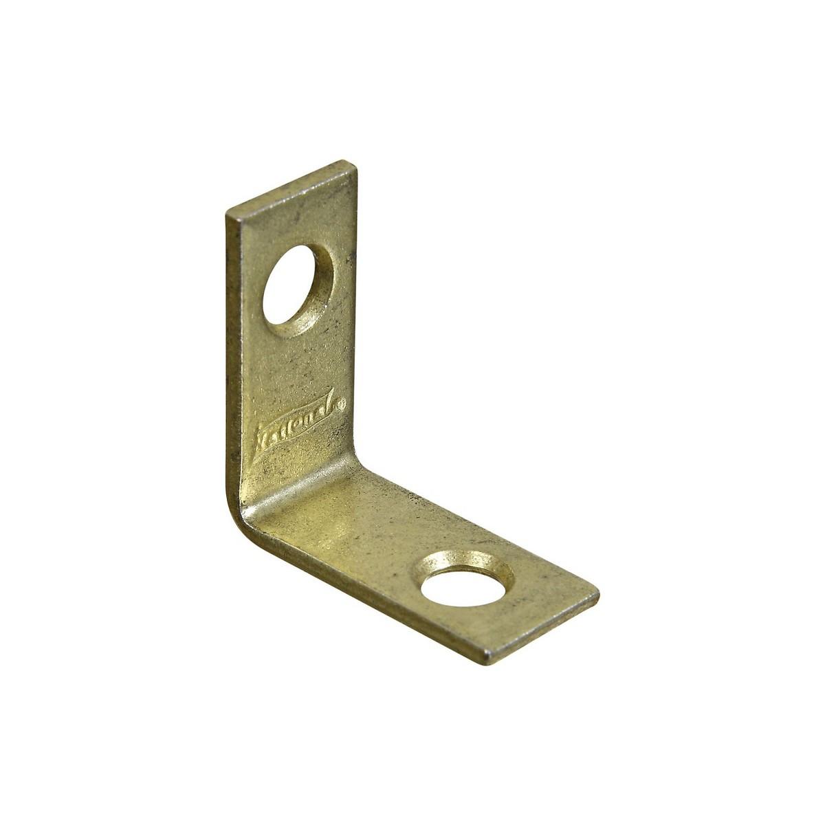 CORNER BRACES 1X1/2IN BRASS N190