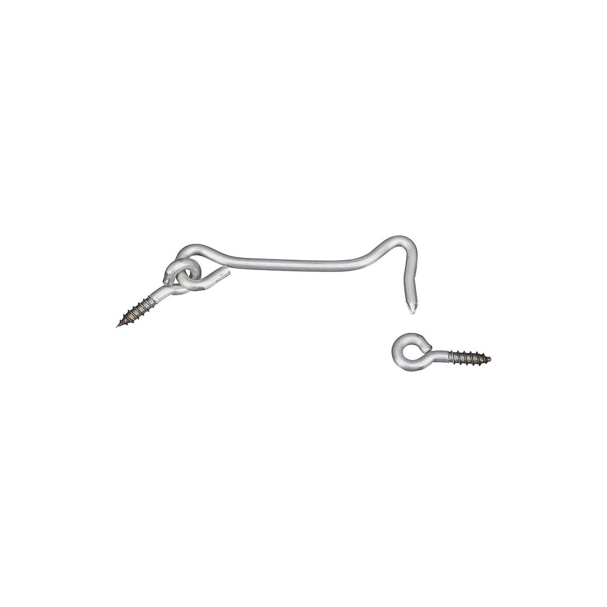 HOOK & EYE 4" STAINLESS STEEL