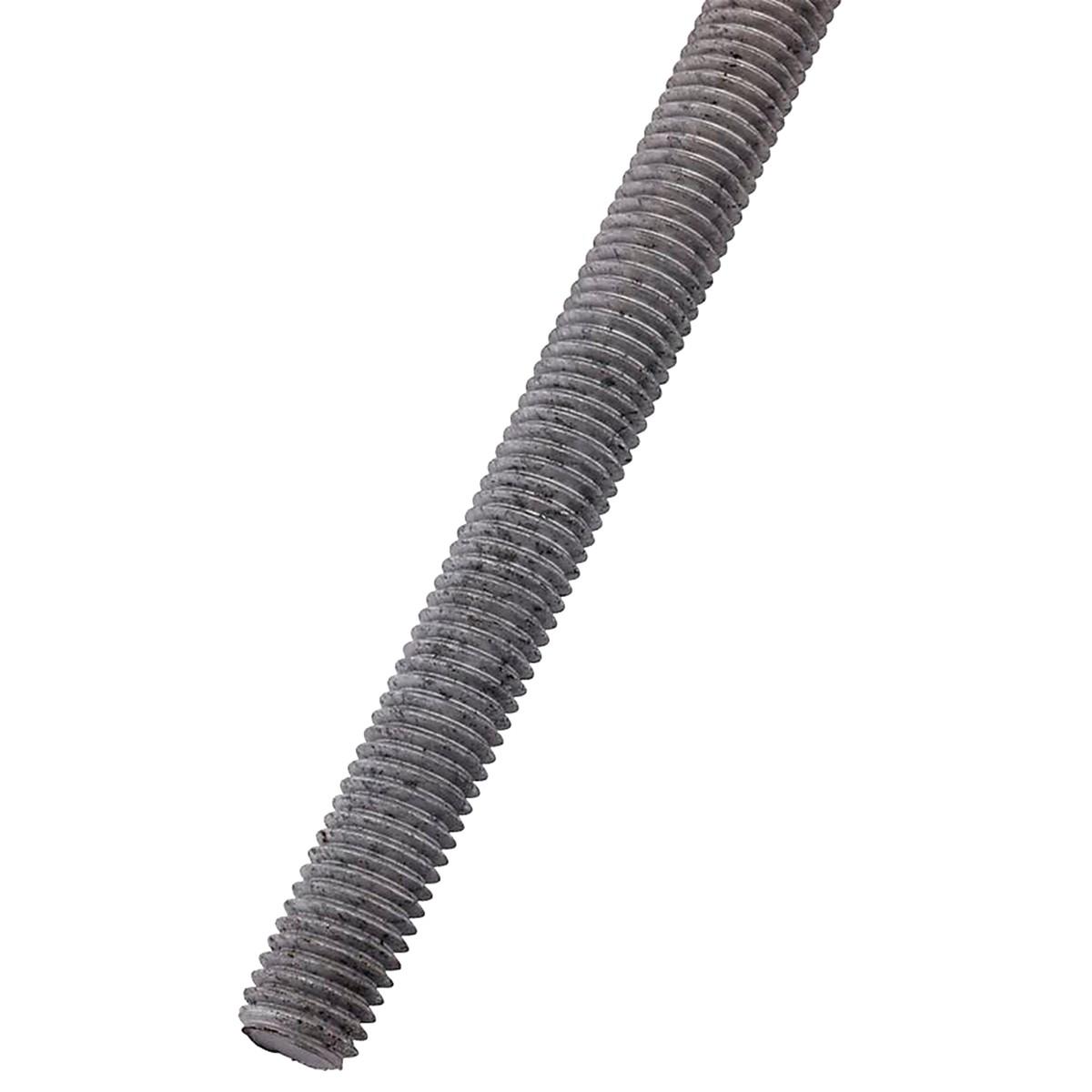 National Hardware N825-003 Threaded Rod, 36 in L, A Grade, Steel, Galvanized, UNC Thread