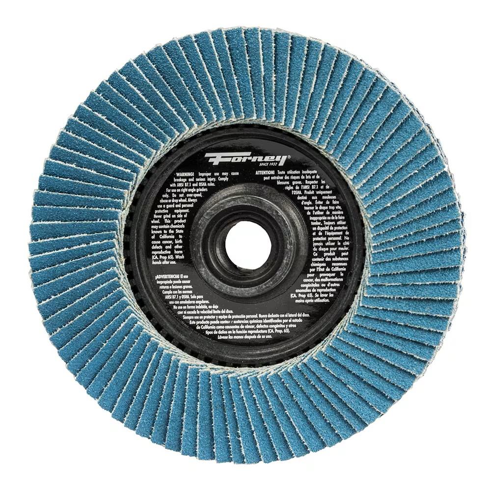 71924 4-1/2 in Double-Sided Flap Disc Forney Back View