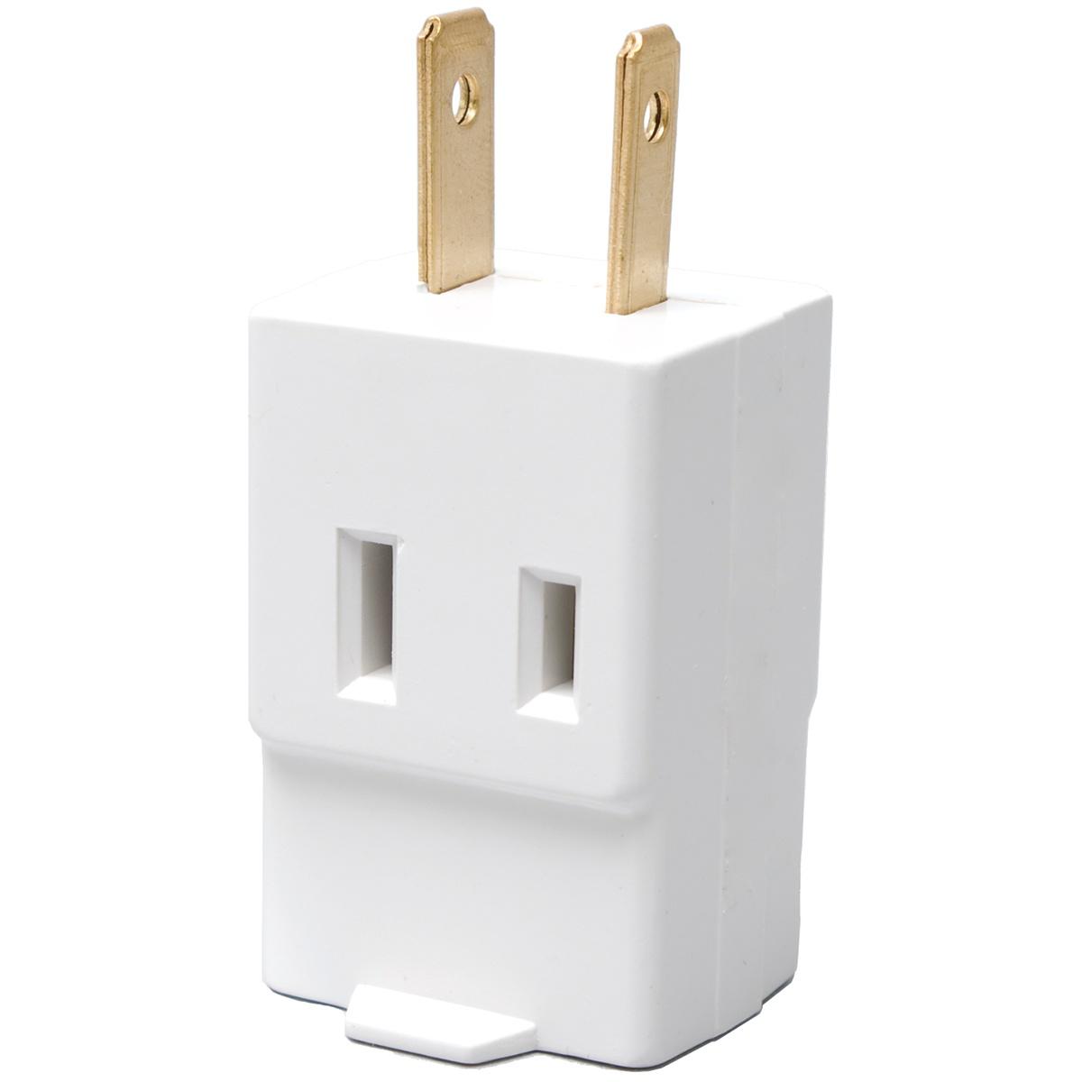 THREE OUTLET CUBE WHITE