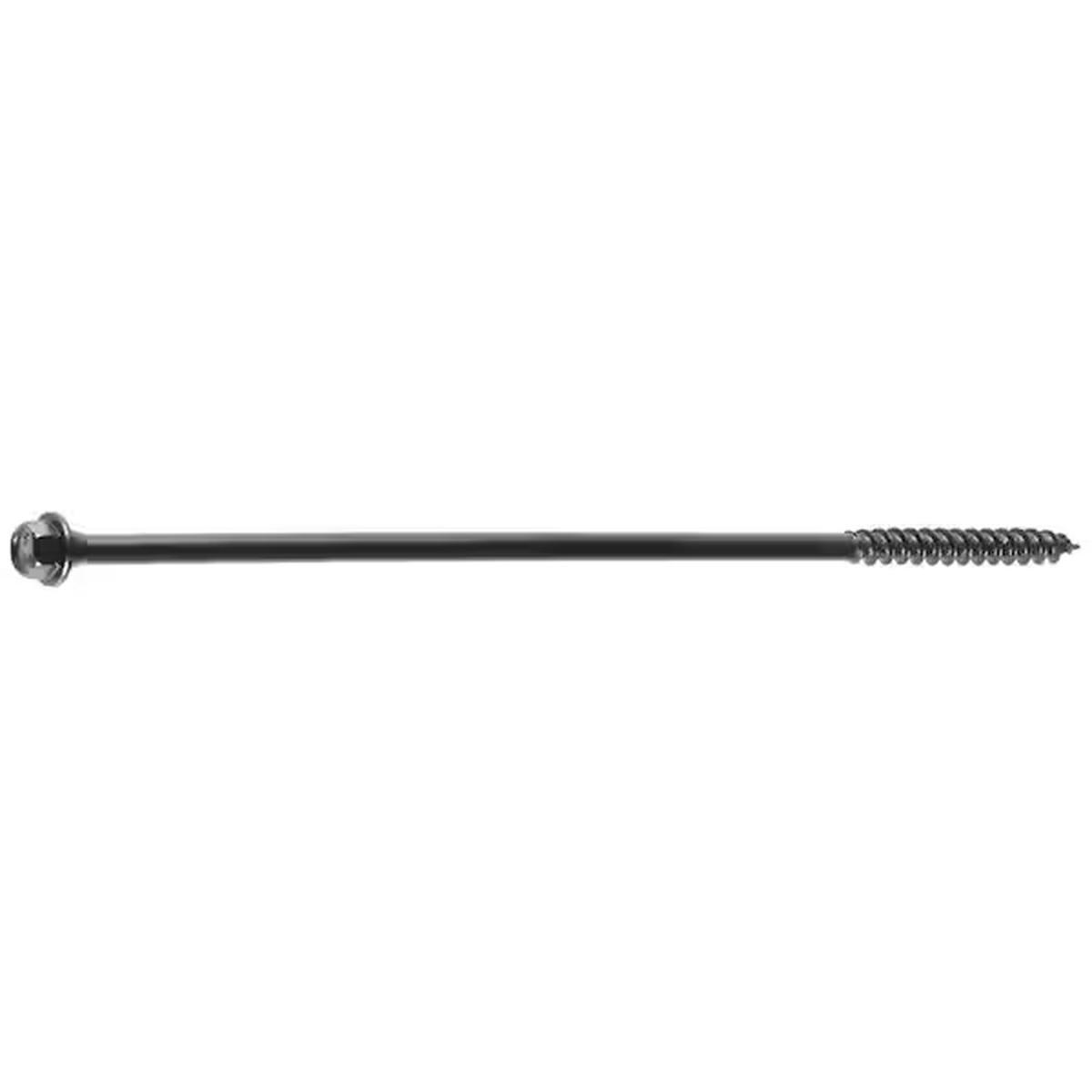 TimberLOK Structural Wood Screws Hex Head 8-in Black12-Pack Alt #1