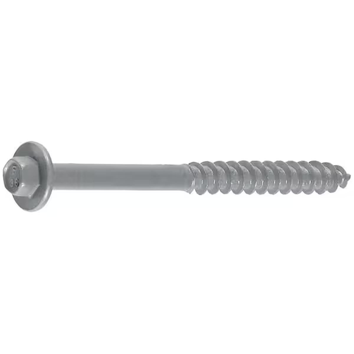 LedgerLOK Structural Ledger Board Screws Hex Head 3-5/8-in Gray 12-Pack Alt #1