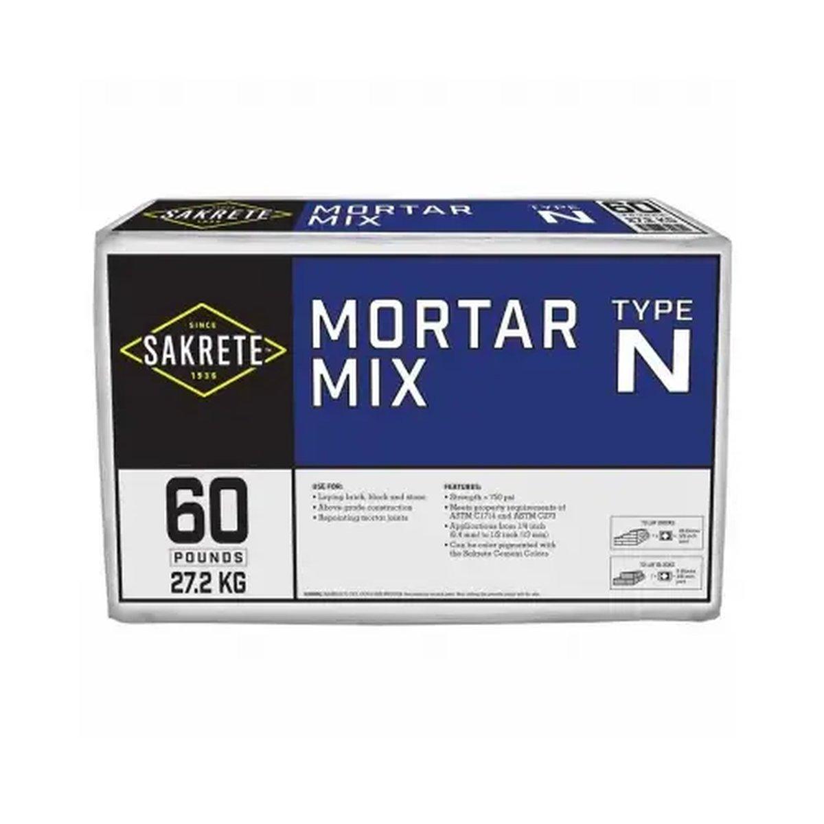 Sakrete Mortar Mix-Type N -60 Lb