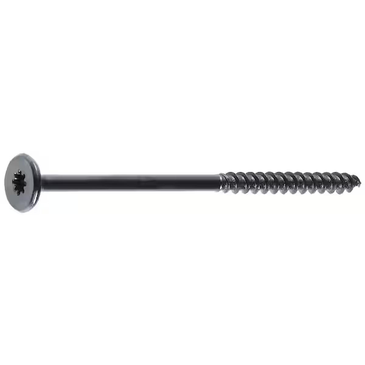 HeadLOK Structural Wood Screws 4-1/2-in Flat Head Black 12-Pack Alt #1
