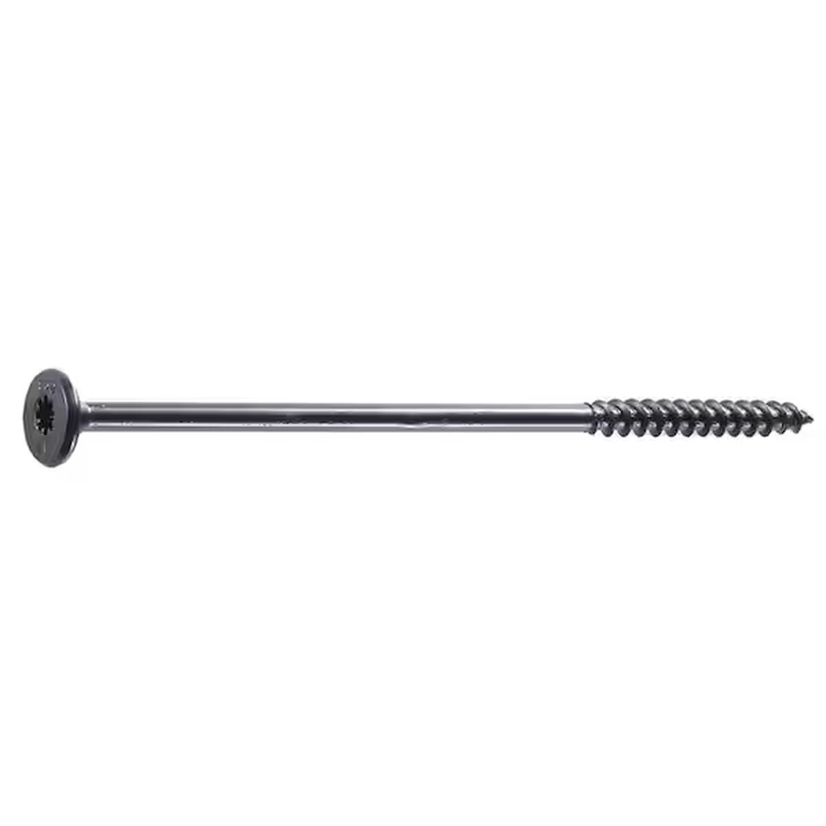 HeadLOK Structural Wood Screws 6-in Flat Head Black 12-Pack Alt #1