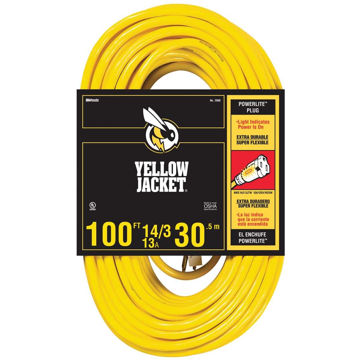 100' 14/3 SJTW-A YELLOW JKT CD