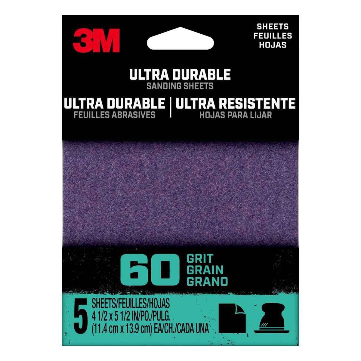 Clip-On 1/4Sheet 60Grit