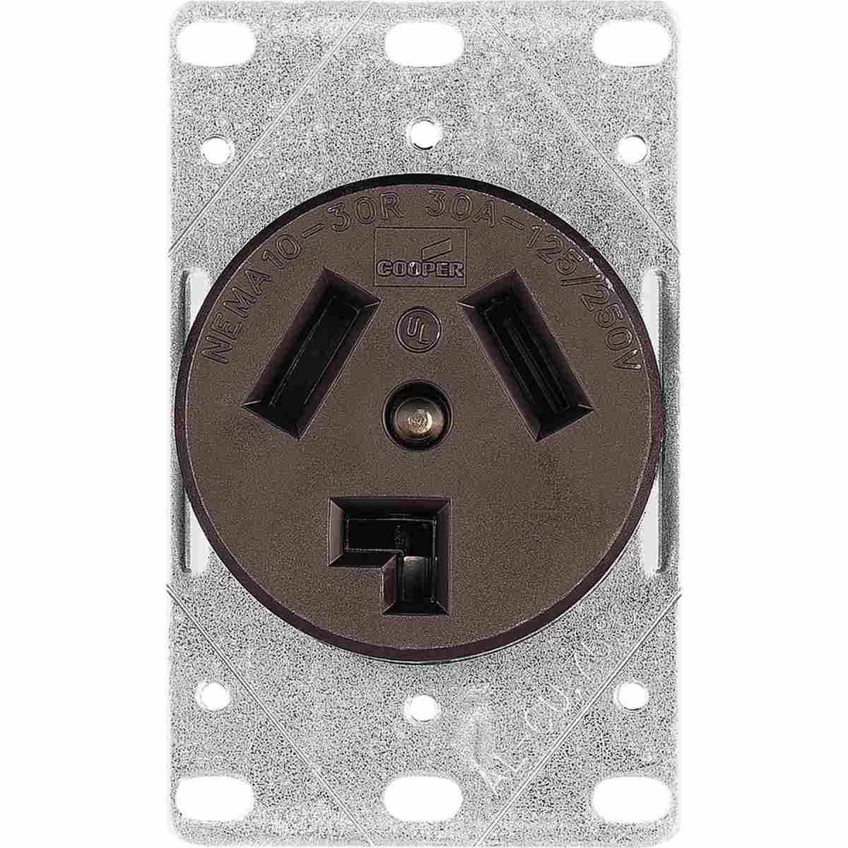 Dryer Receptacle 30A 3 Wire