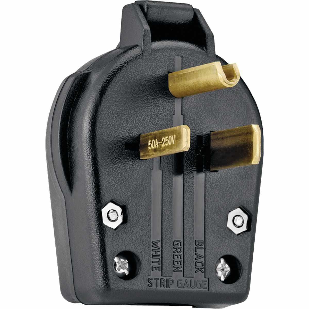 RANGE & DRYER PLUG 3-WIRE 30/50A