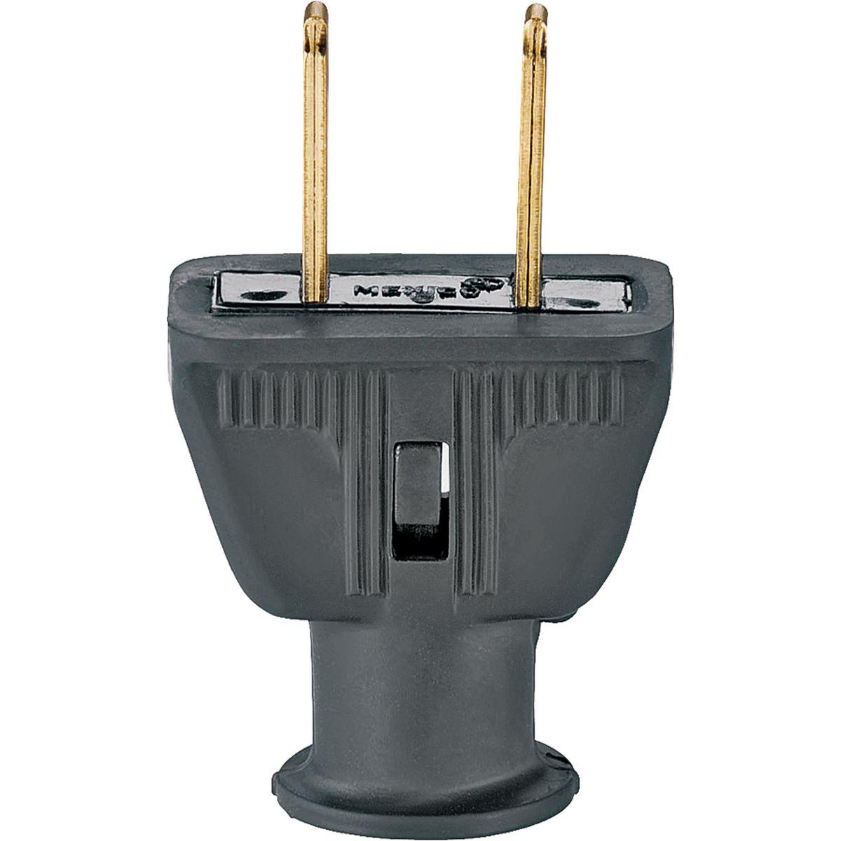 2 WIRE RUBBER PLUG BLACK