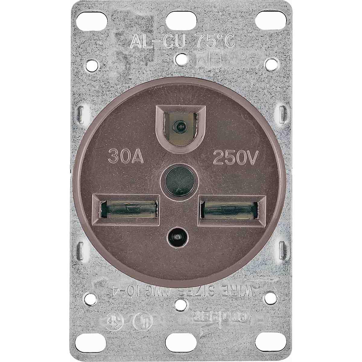 FLUSH GROUND RECEPTACLE 30A 3WIR
