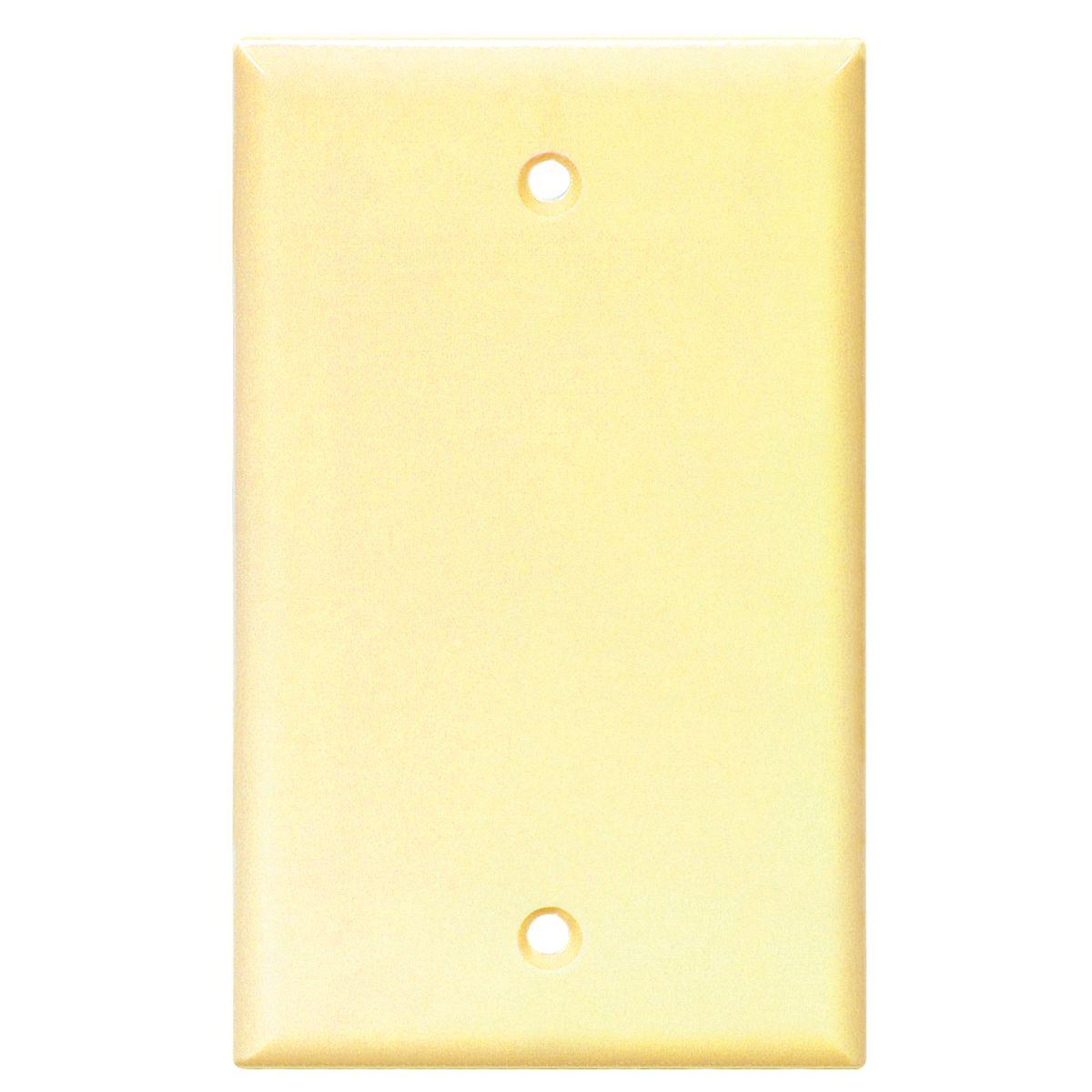 BLANK PLATE 1 GANG IVORY