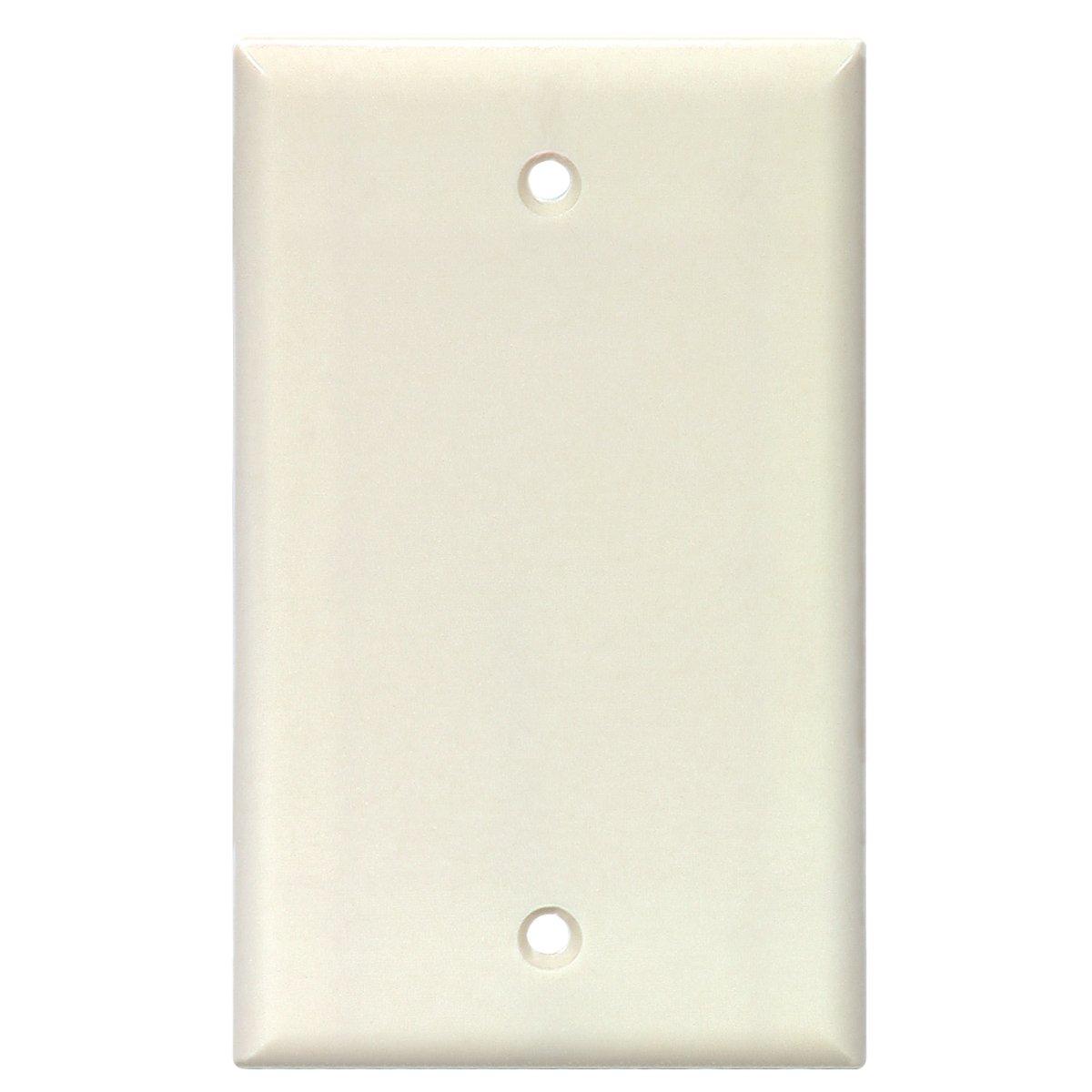 Blank Plate 1 Gang White
