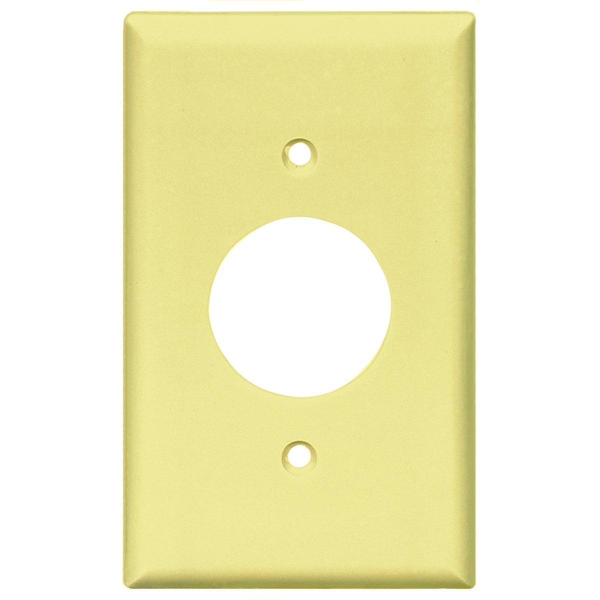 Receptacle Plate 1 Gang Ivory