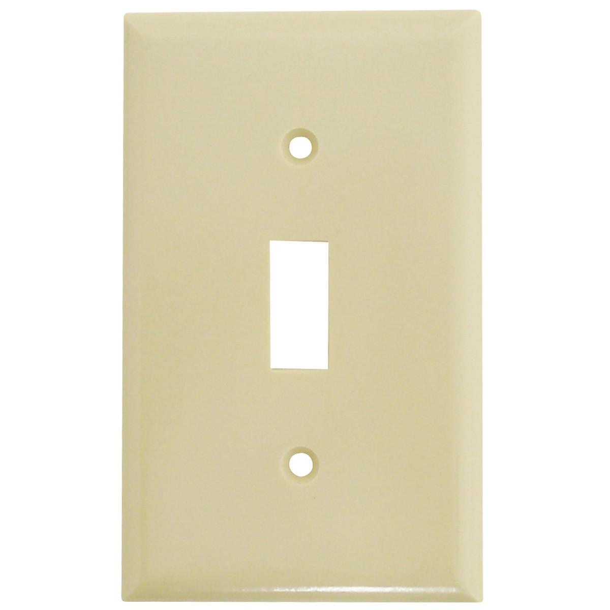 Toggle Plate 1 Gang Ivory