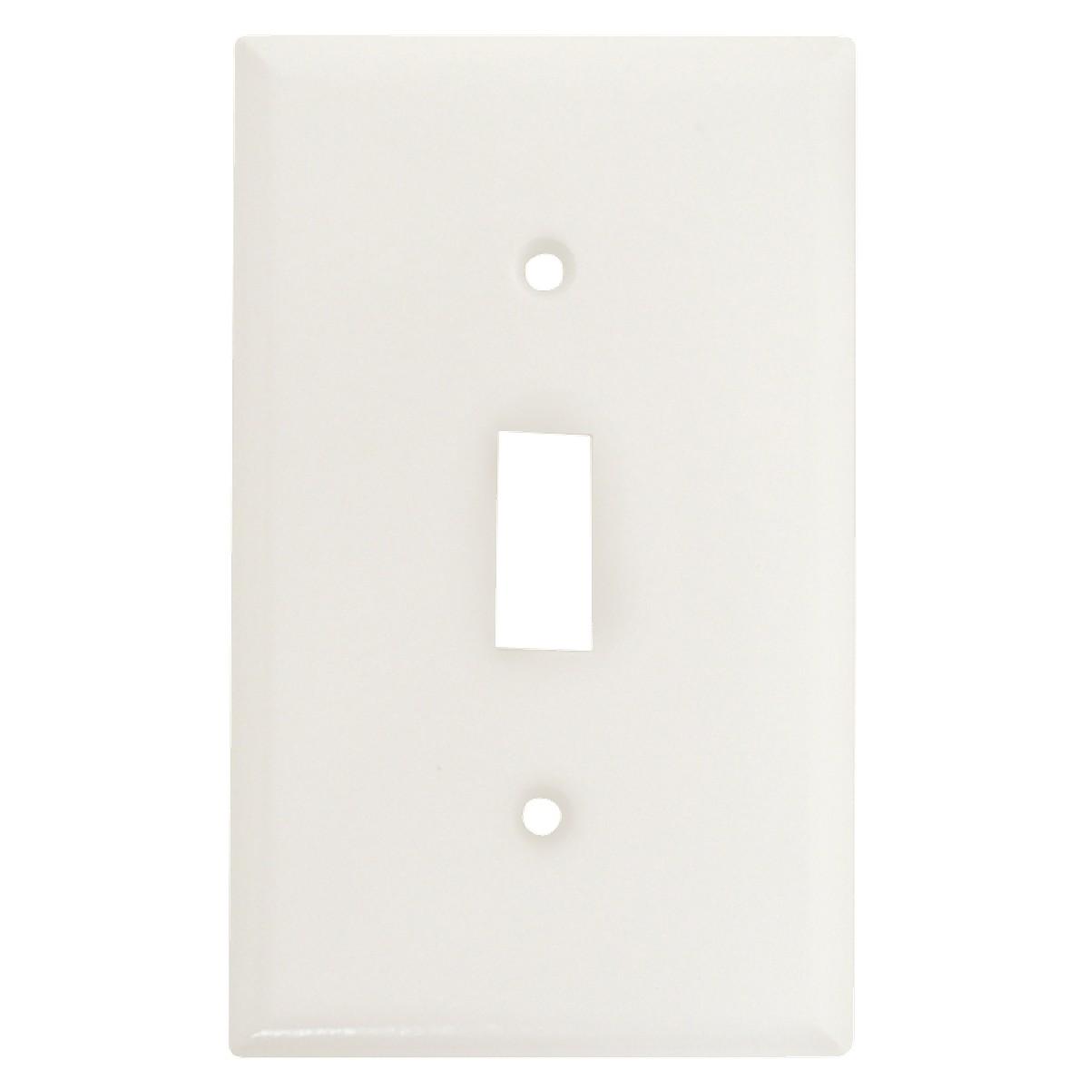 Toggle Plate 1 Gang White