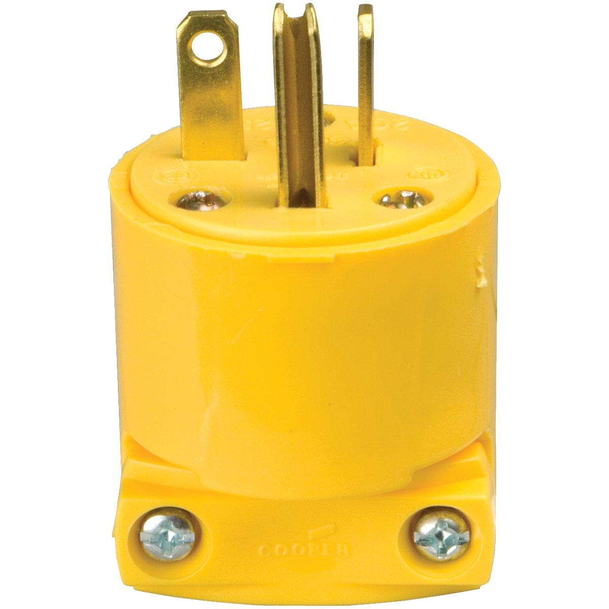 GROUNDED CONNECTOR 20A 2P