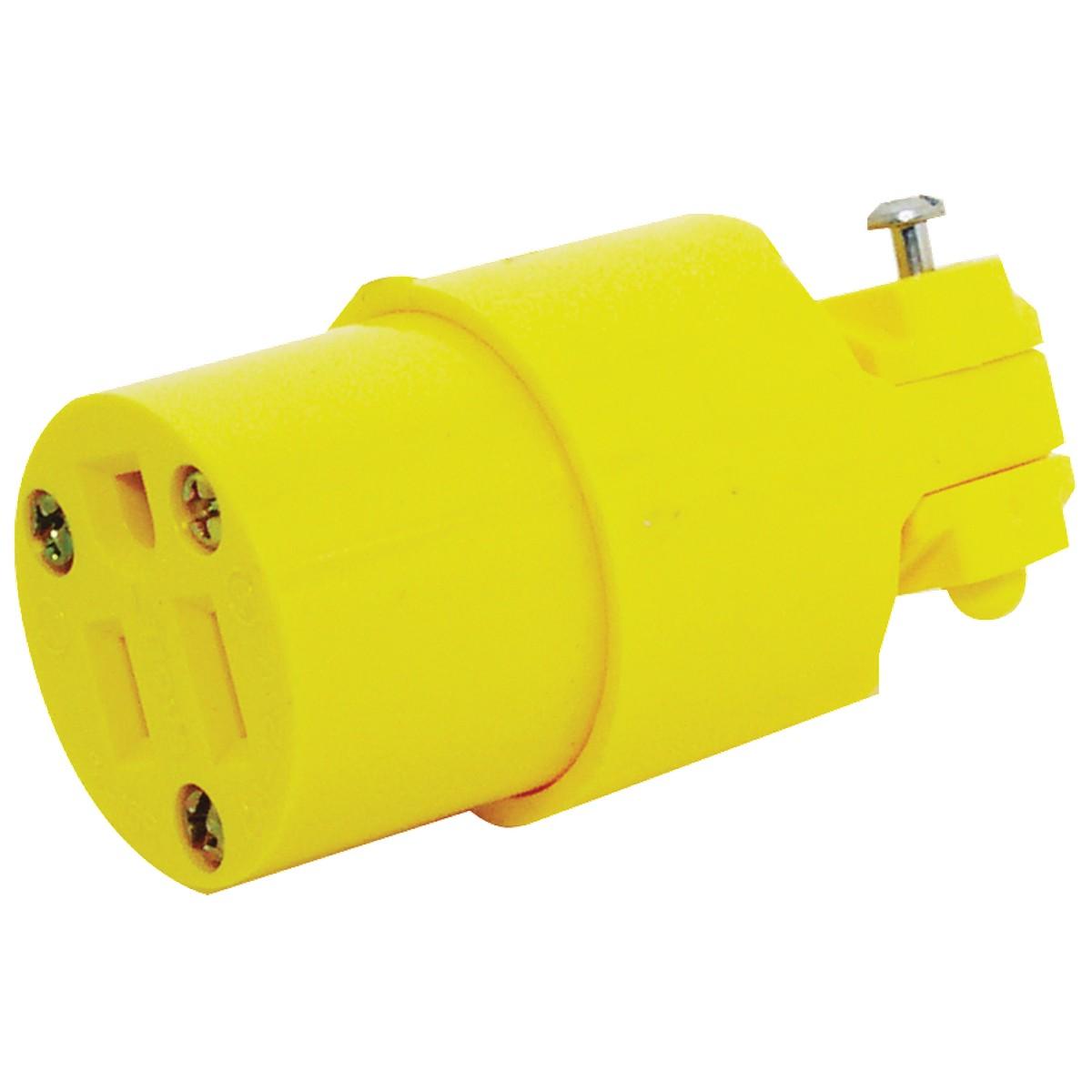 Ground Connector 15A 2P Yellow