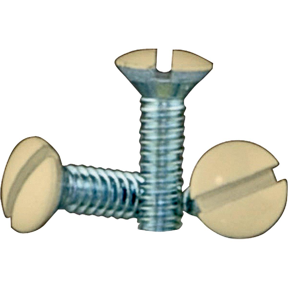 Wall Plate Screws Ivory