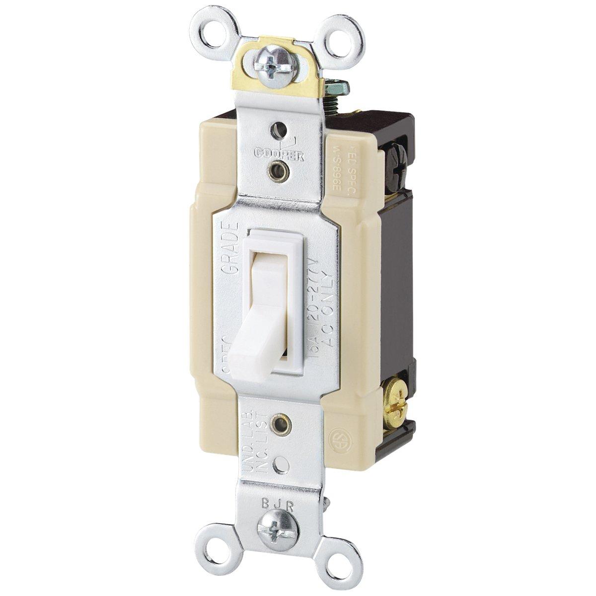 4-WAY TOGGLE SWITCH QUIET WHITE
