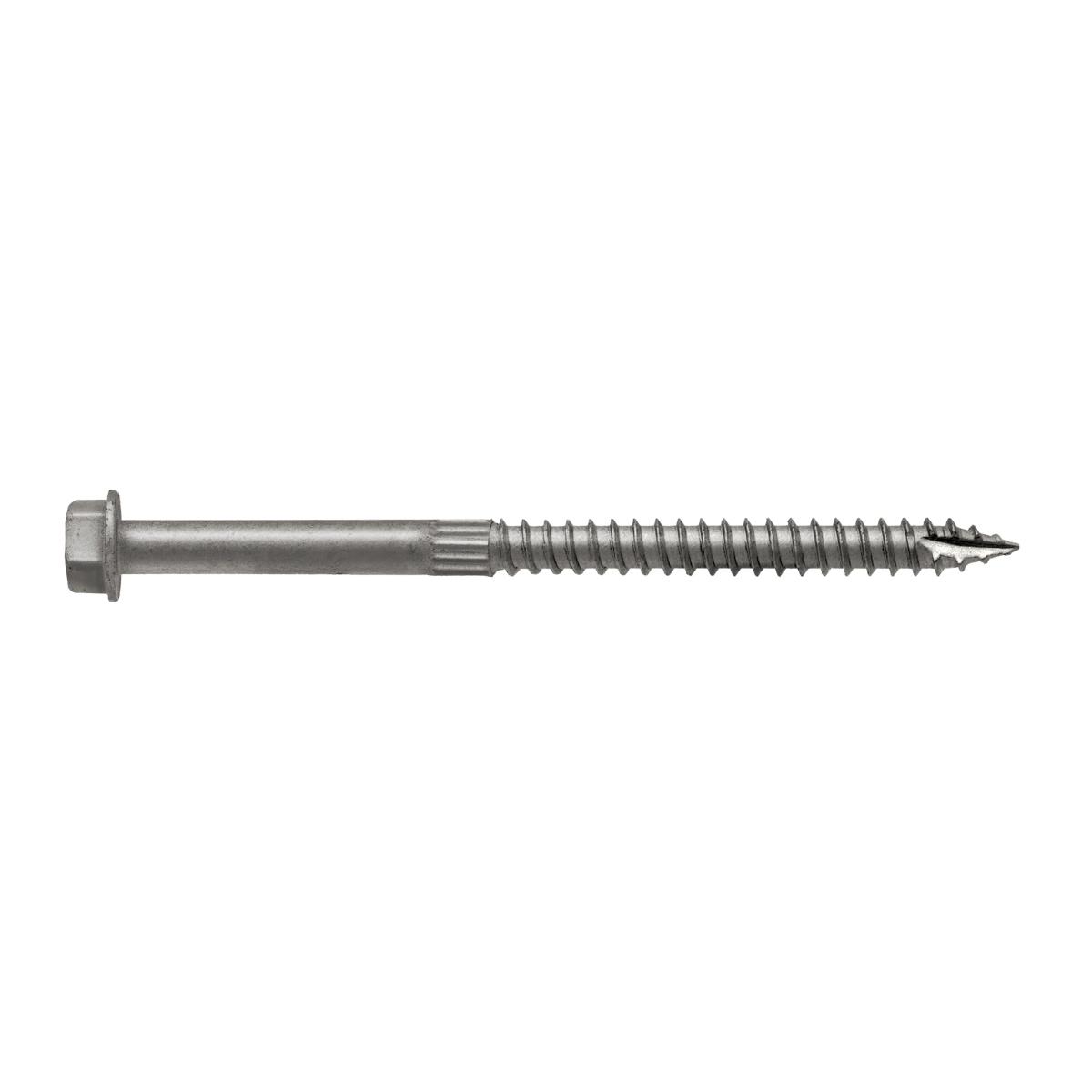 Simpson Strong-Tie Strong-Drive SDS SDS25312-R25L Connector Screw, 3-1/2 in L, Serrated Thread, Hex Head, Hex Drive