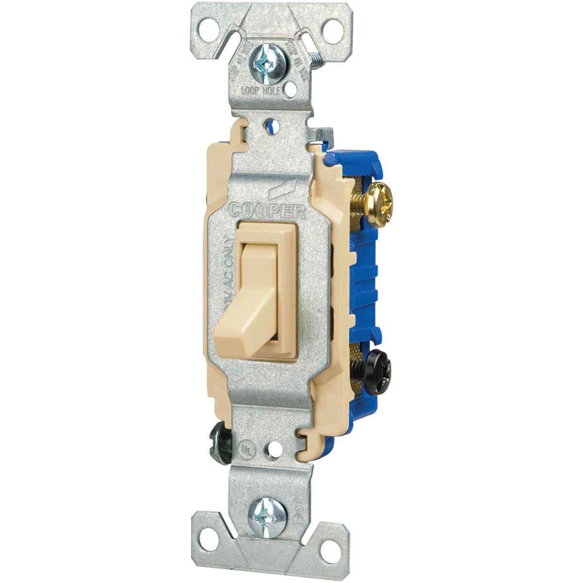 TOGGLE SWITCH 3-WAY 1G IVORY