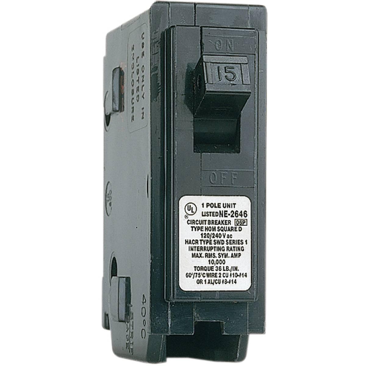Hom115Cp 15A Sp Circuit Breakr