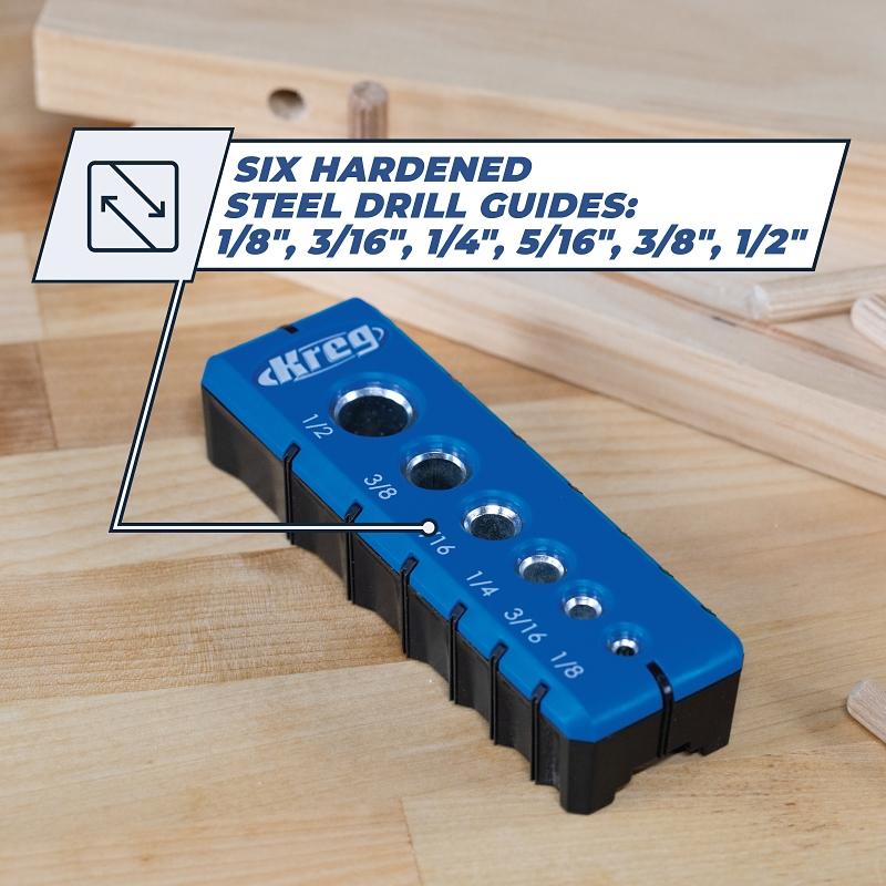 Kreg KDG-6000 Six Hardened Drill Guides View # 3