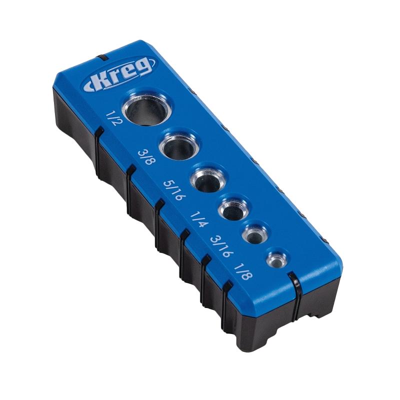1/8 in to 1/2 in Portable Drilling Guide, Hardened Steel Drill Guides GripMaxx Anti-Slip Self-Centering