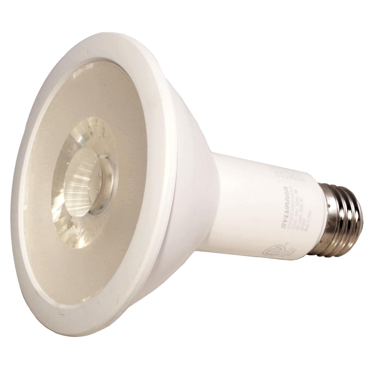 Sylvania LED PAR30 Flood/Spotlight Bulb 65W Equivalent, Warm White, E26 Base, Clear