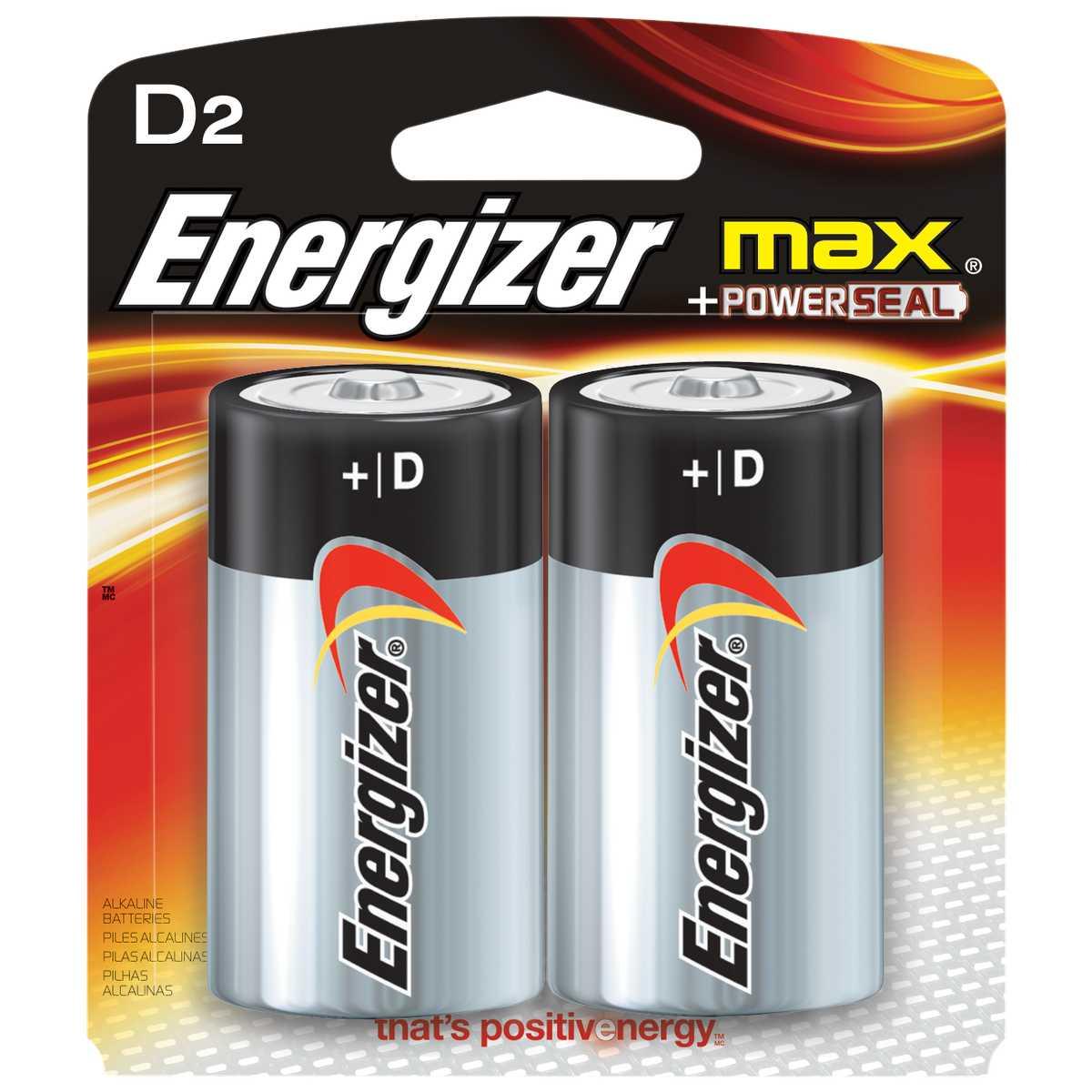 D ENERGIZER 2PK BATTERIES