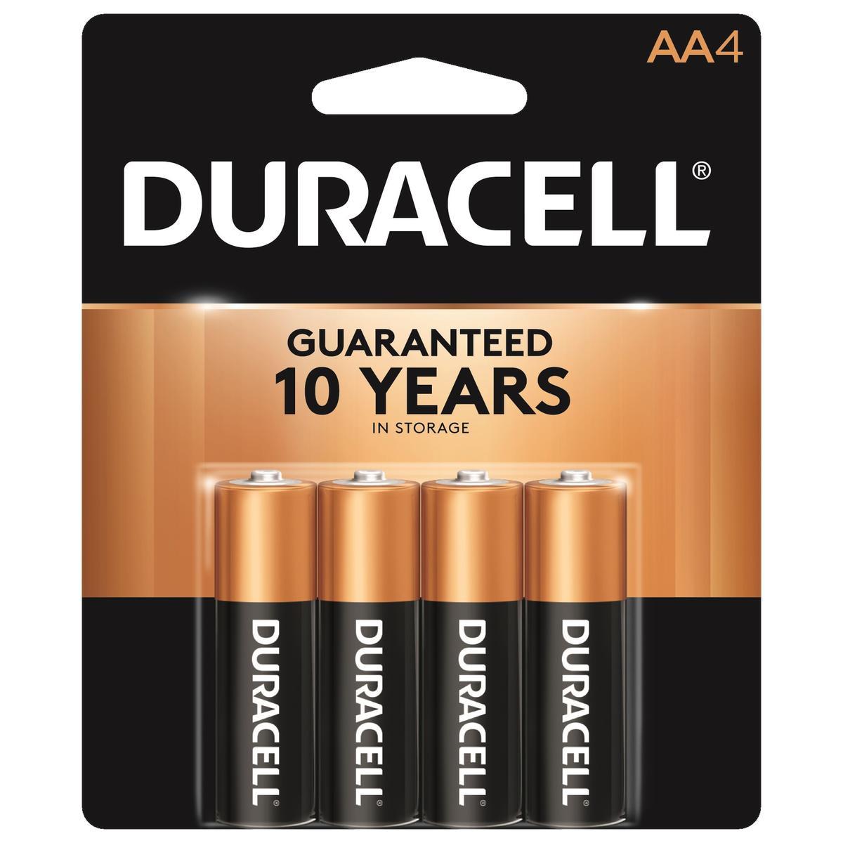 4PK AA BATTERIES DURACELL   MN15
