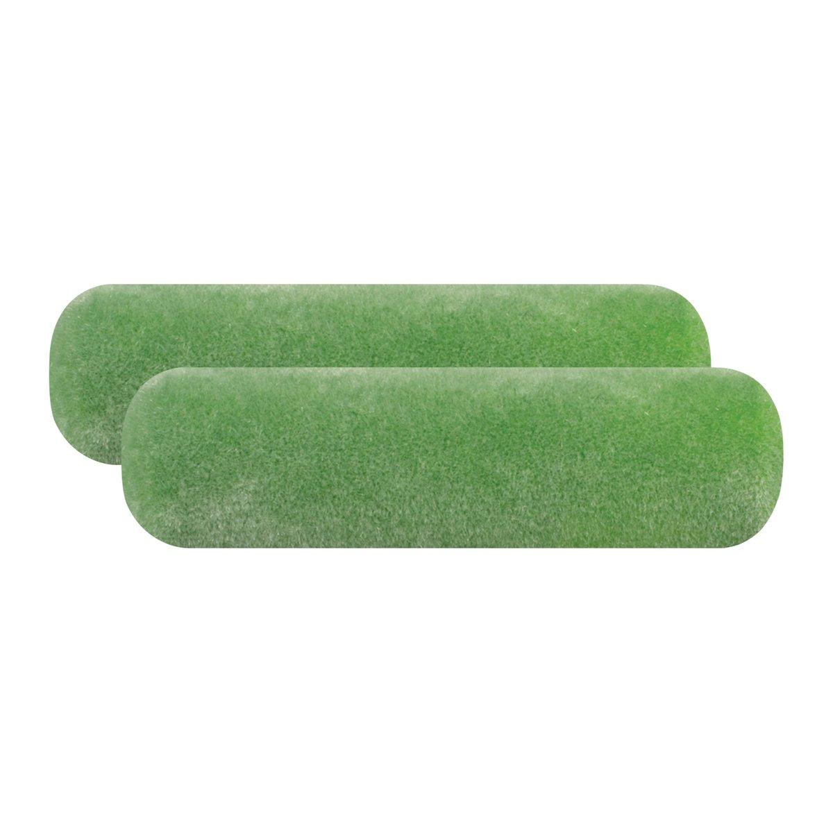 4-1/2 in x 3/8 in Nap Big Green Jumbo Koter Foam Roller Cover 2 Pack Alt #1