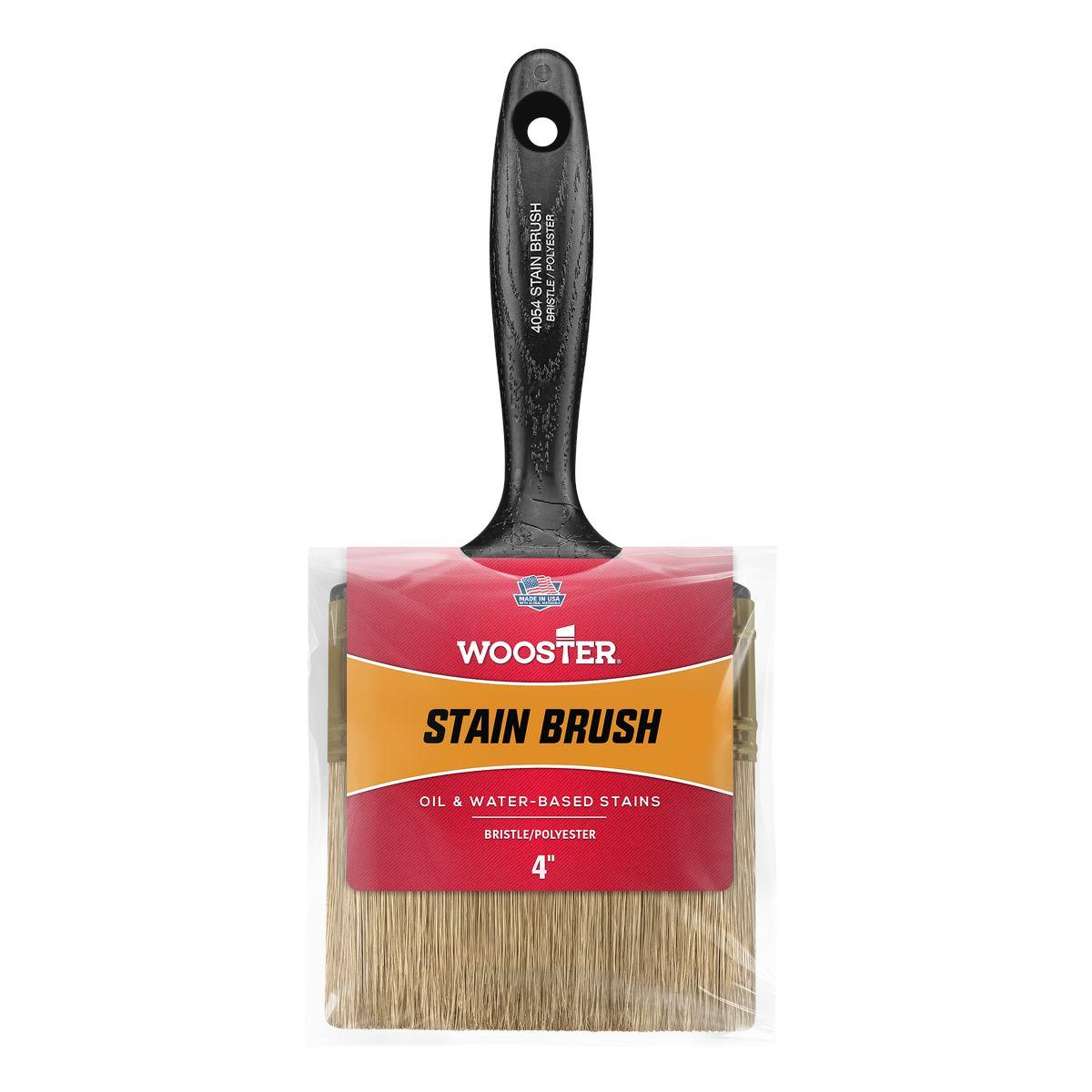 Brush Latex Oil Stain Poly 4In