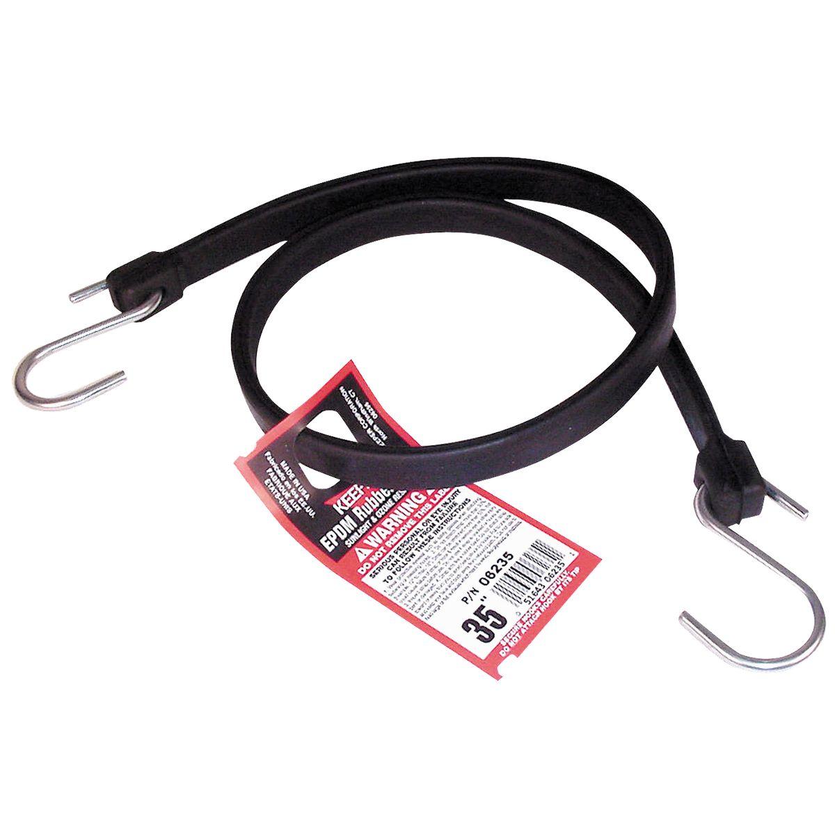 Keeper 06235 35" EPDM Rubber Strap S-Hook End