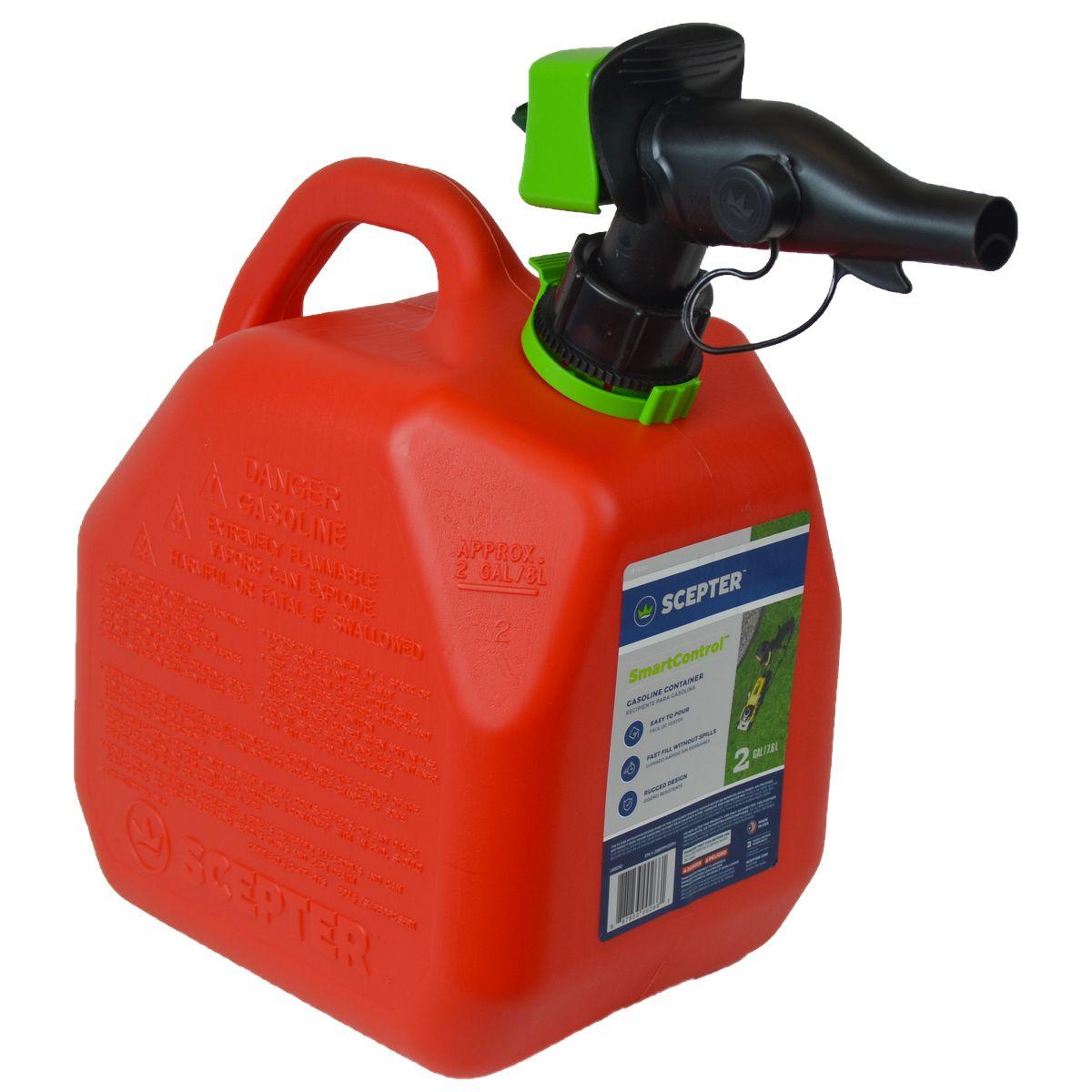 Scepter FR1G201 Gas Can, 2 Gallon HDPE Red