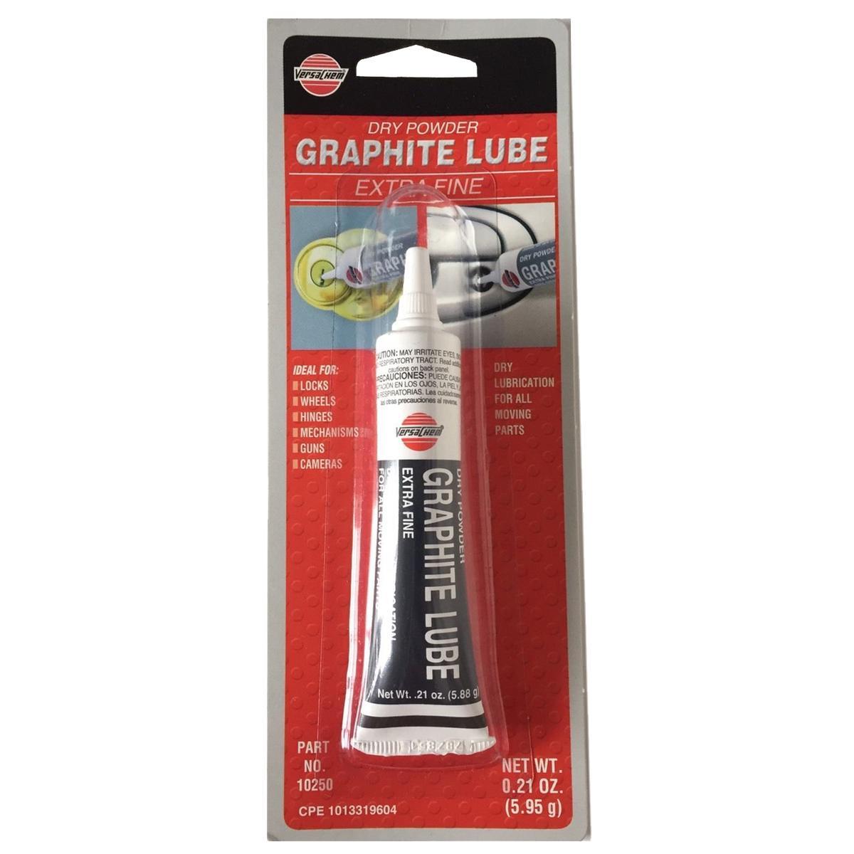 VersaChem 10250 Dry Powder Graphite Lubricant, 0.21 oz Tube