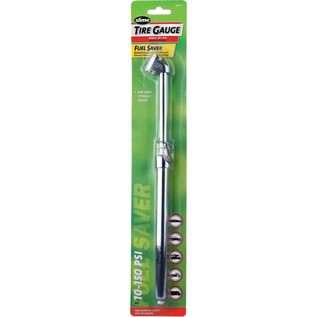 Slime 2021-A Pencil Tire Gauge 10 to 150 psi
