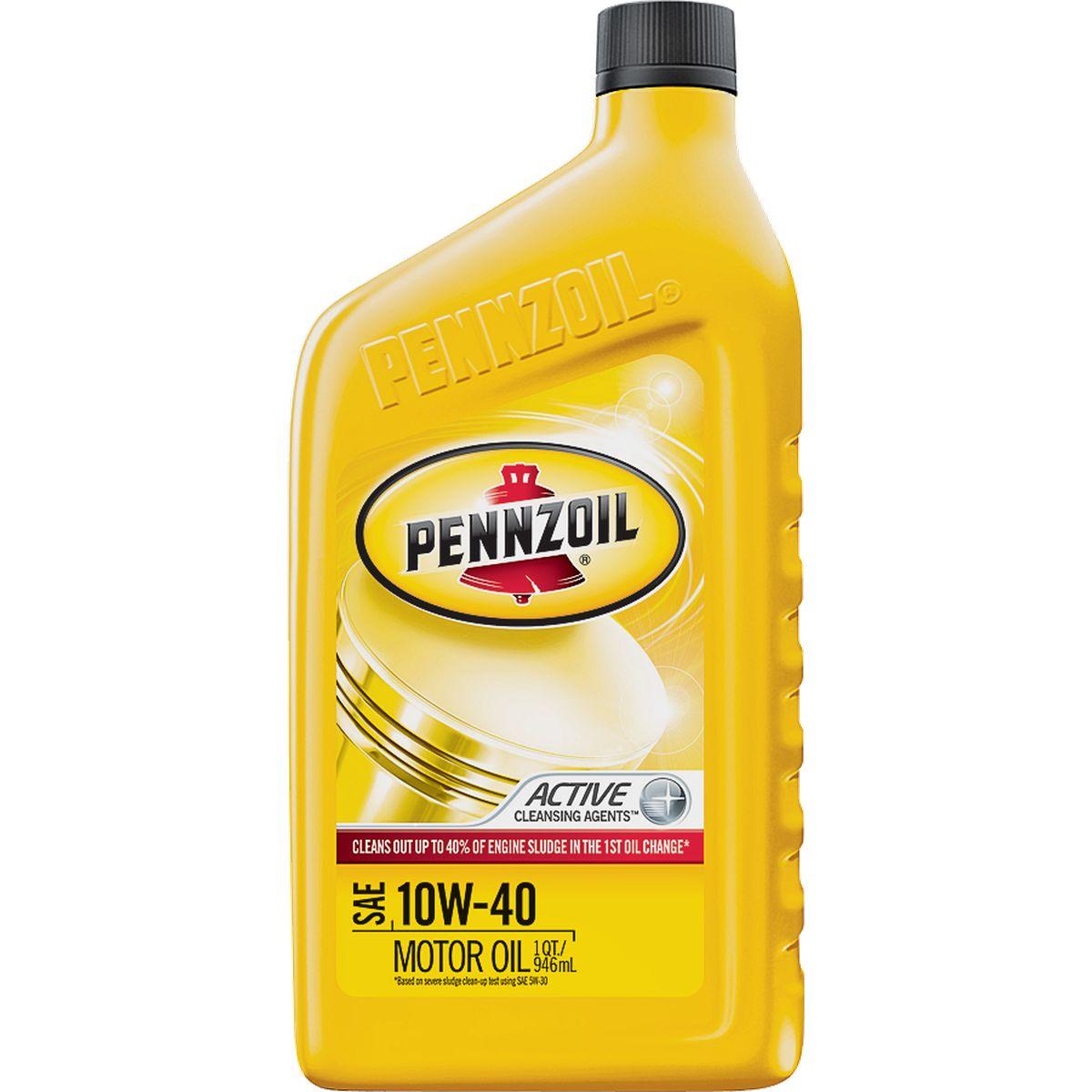 Pennzoil 550035160/3653 10W-40 Motor Oil  1 qt
