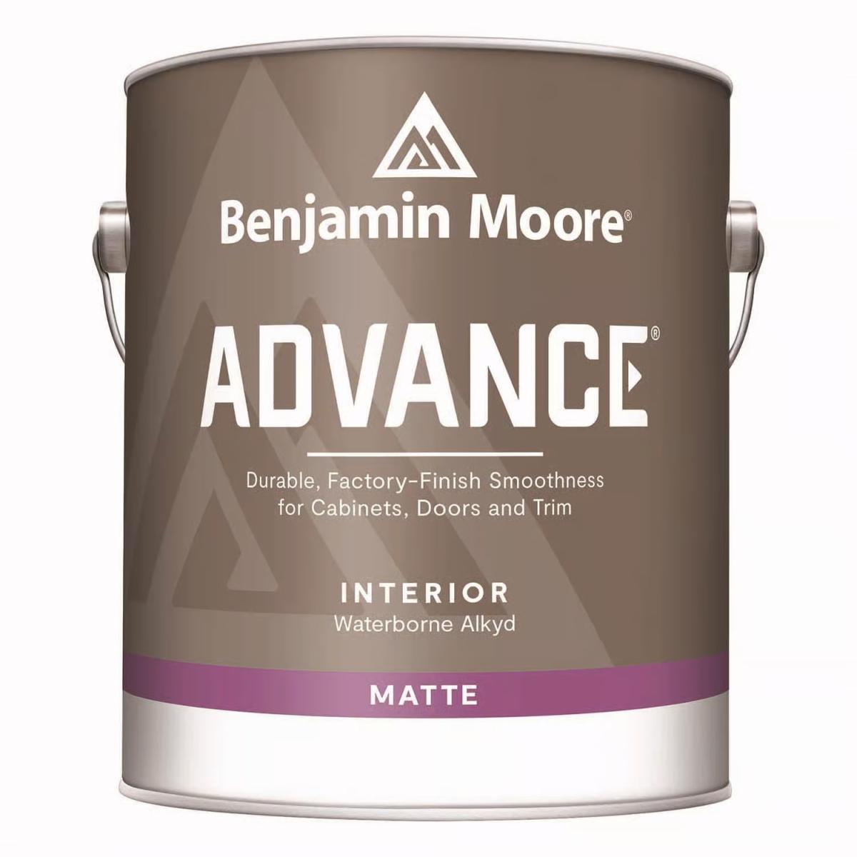 Advance WB Alkyd Matte Black Interior Paint 1 Gallon