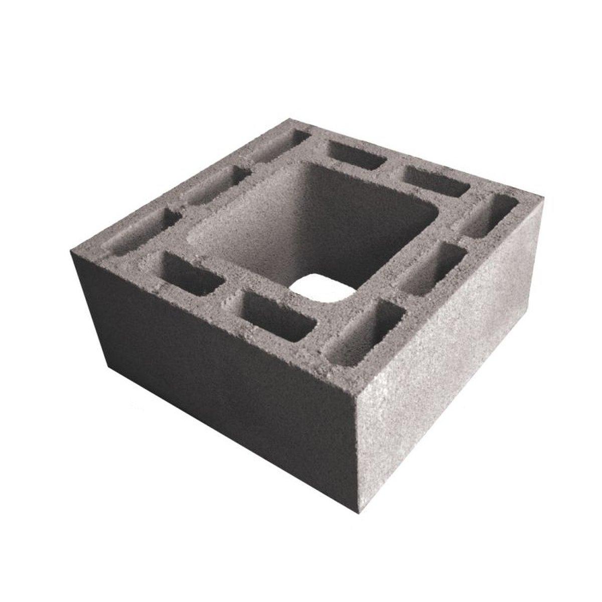17"X17" Chimney Block W/ Cutout