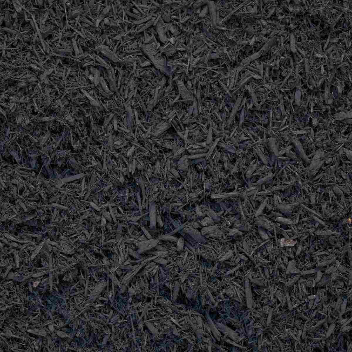 1 Cubic Yard Black Loose Bulk Mulch