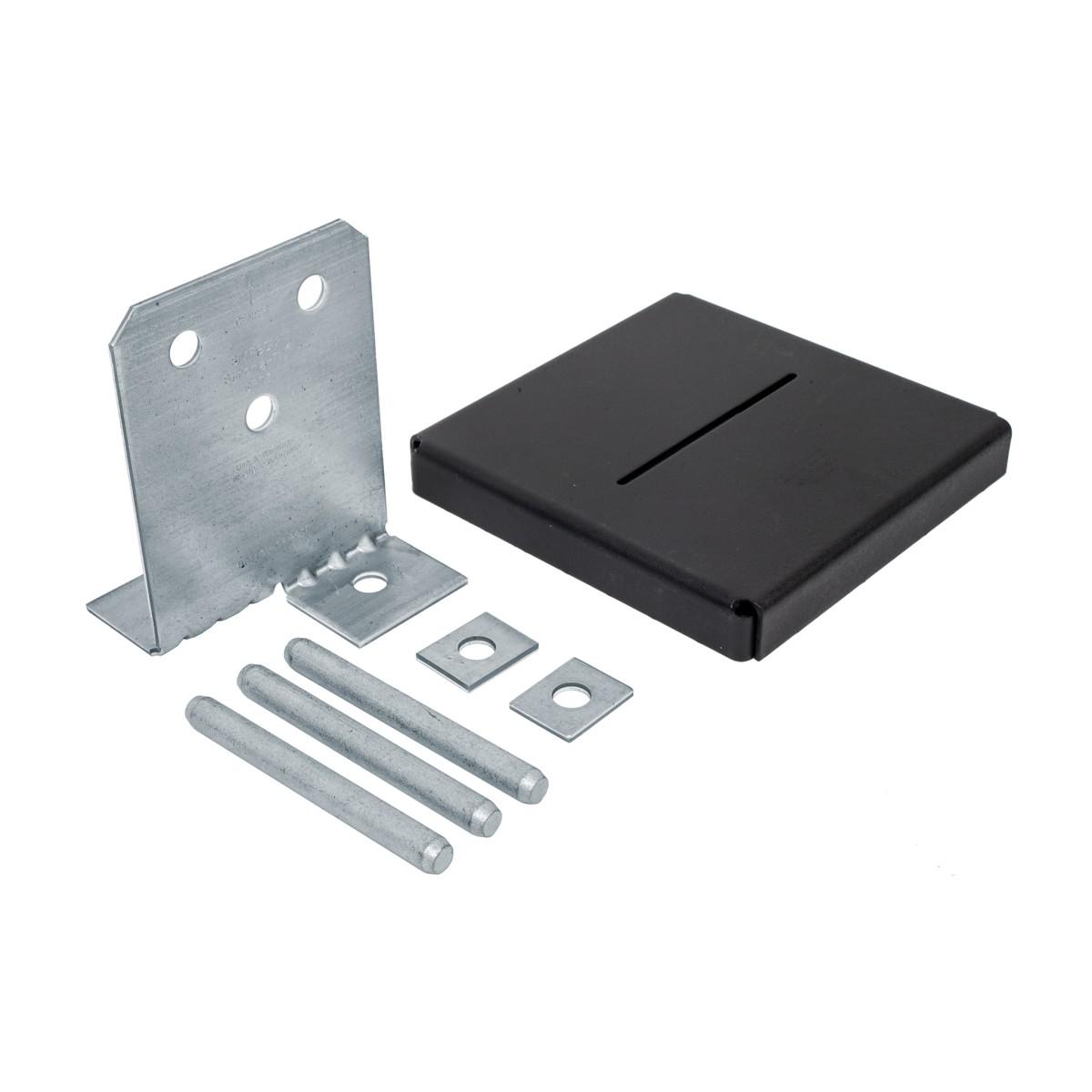 8x8 Concealed Post Base CPT88Z Alt #2