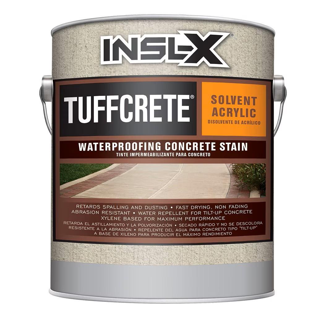 NSL-X TuffCrete Solvent Acrylic Waterproof Concrete Stain Low Sheen Light Gray