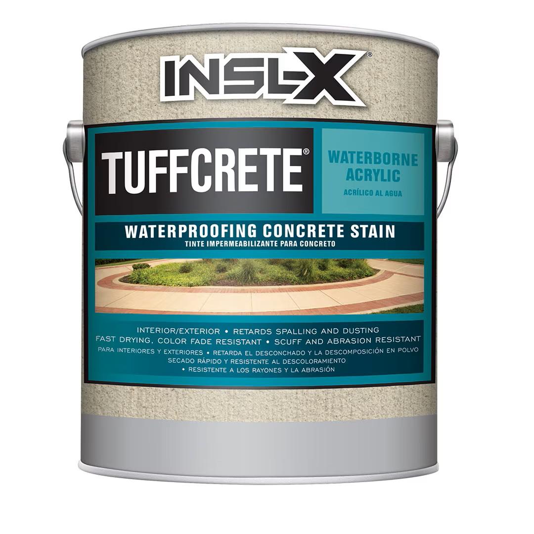 INSL-X TuffCrete Waterborne Acrylic Concrete Stain Saddle Brown 1 Gallon