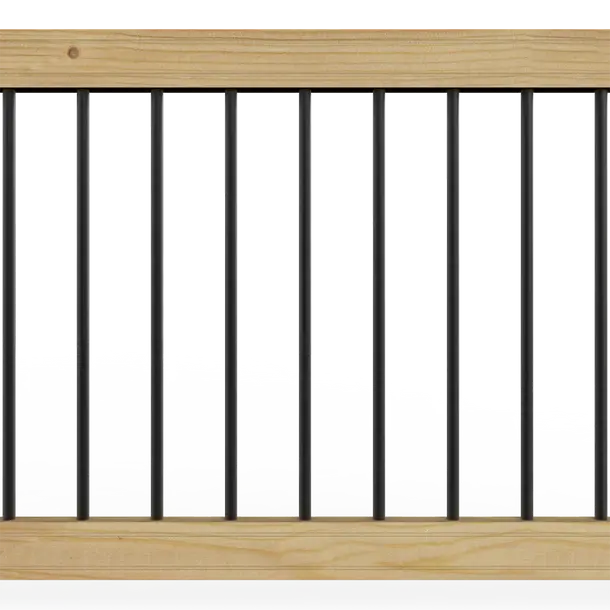 Classic Baluster Black Satin Decking 112246 View #3